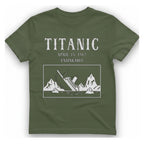 Titanic Unsinkable T-Shirt - Military Green front