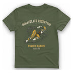 Immaculate Reception Franco Harris T-Shirt - Military Green front