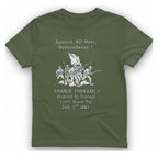 Little Round Top Charge T-Shirt - Military Green front