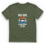 Vhs Tape Memorial T-Shirt - Military Green front