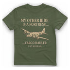 My Other Ride T-Shirt - Military Green front