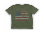 We The People of The T-Shirt - Military Green front