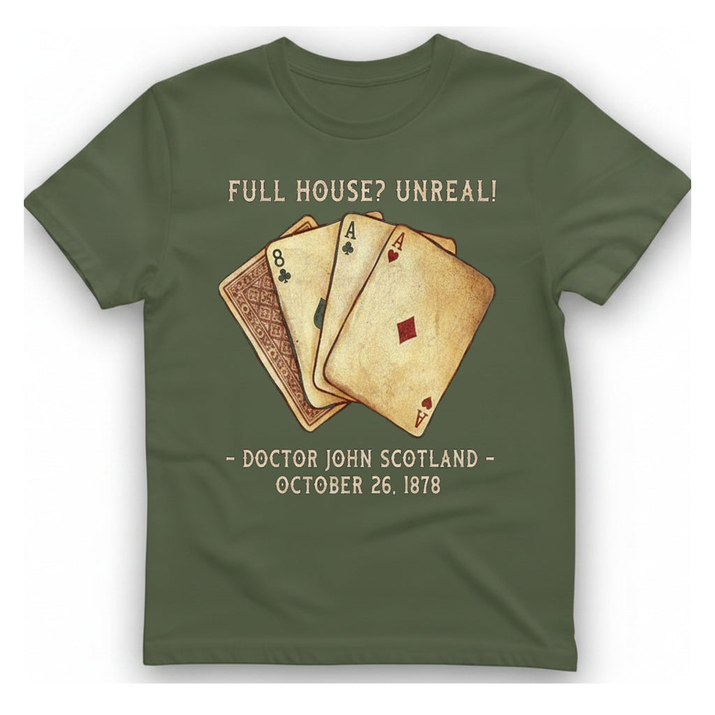 Full House Unreal T-Shirt - Military Green front