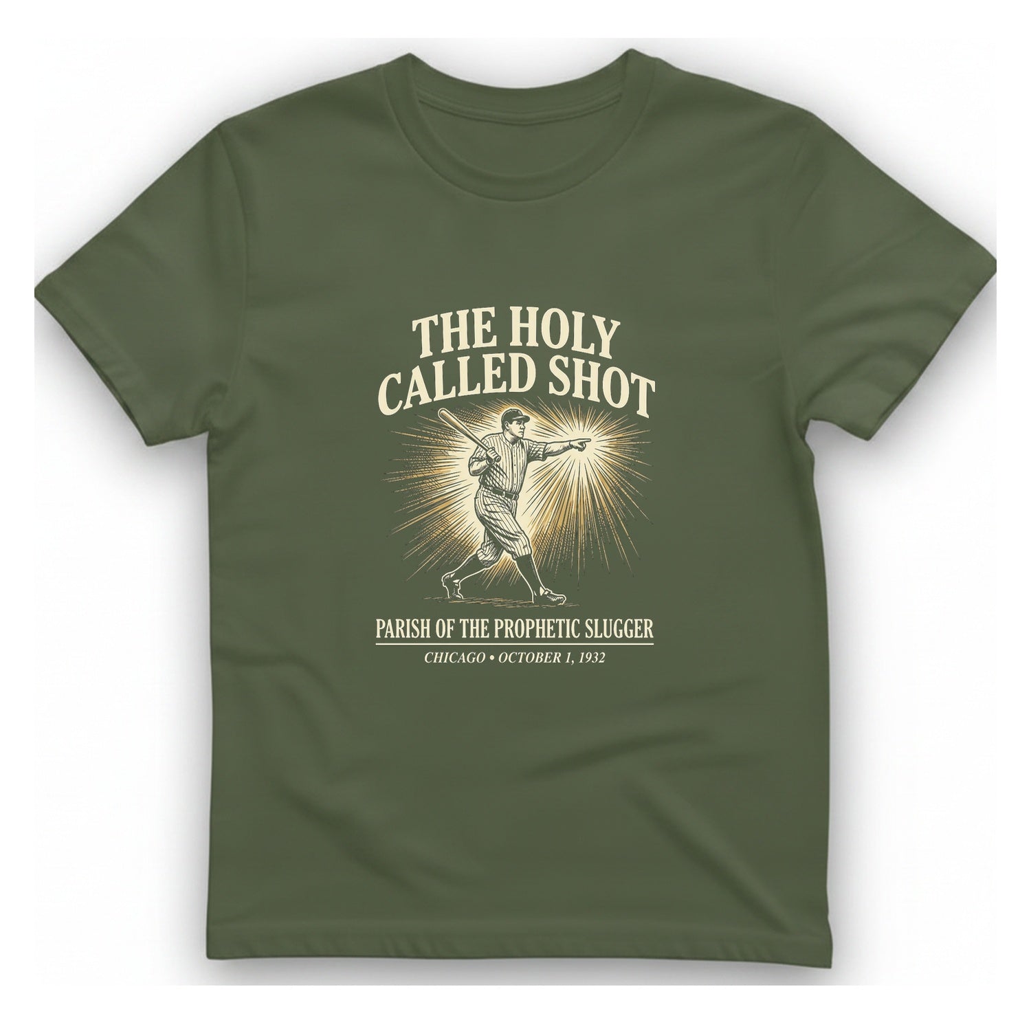 Divine Called Shot T-Shirt - Military Green front