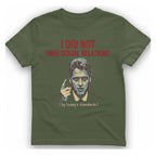 I Did Not Have Sexual T-Shirt - Military Green front