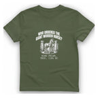 Trojan Wooden Horse T-Shirt - Military Green front