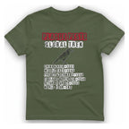 Plague Pests Global Trek T-Shirt - Military Green front