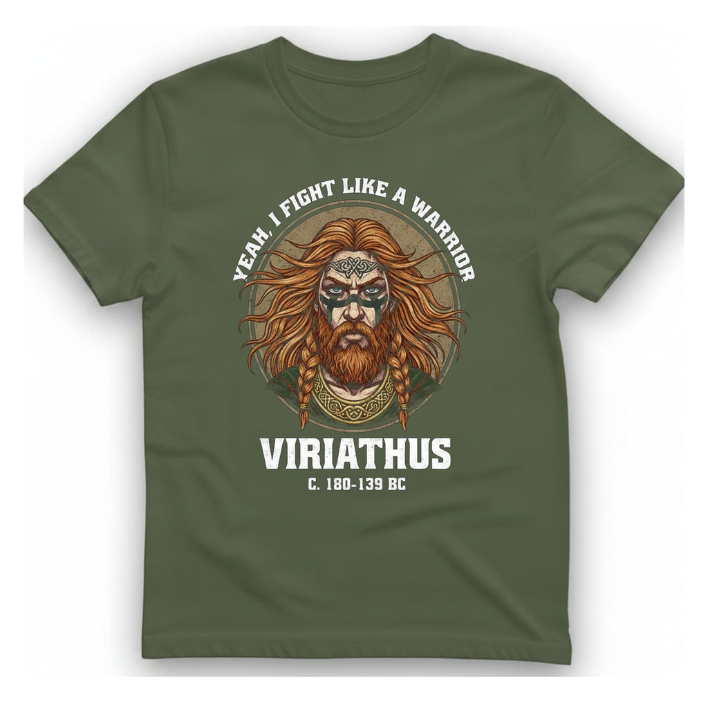 Viriathus Warrior T-Shirt - Military Green front