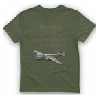 Hawk Strike Back T-Shirt - Military Green front