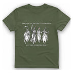 250Th Celebration Arriving T-Shirt - Military Green front