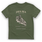 Java Sea Engagement T-Shirt - Military Green front