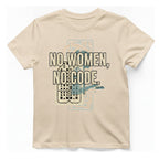 No Women No Code T-Shirt - Natural front