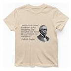 Frederick Douglass Quote T-Shirt - Natural front