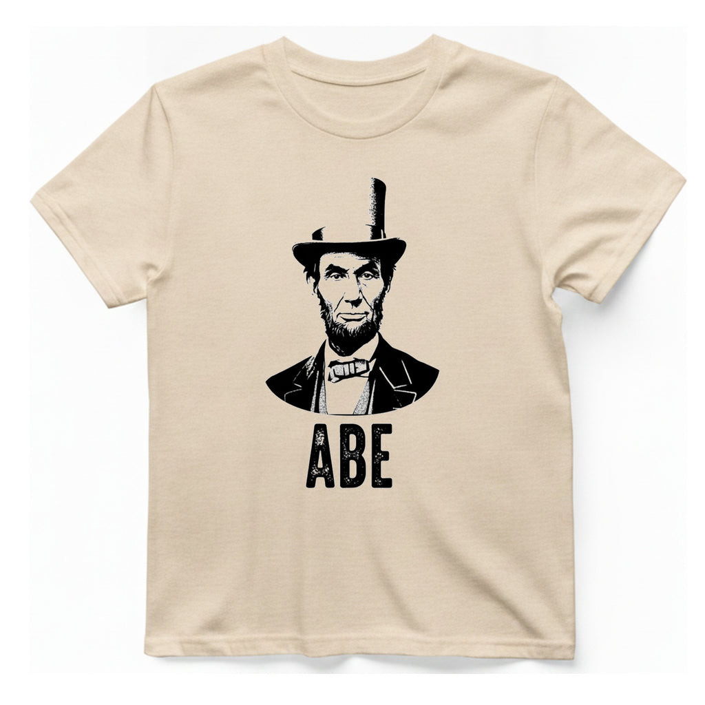 Abe Lincoln T-Shirt - Natural front
