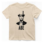 Abe Lincoln T-Shirt - Natural front