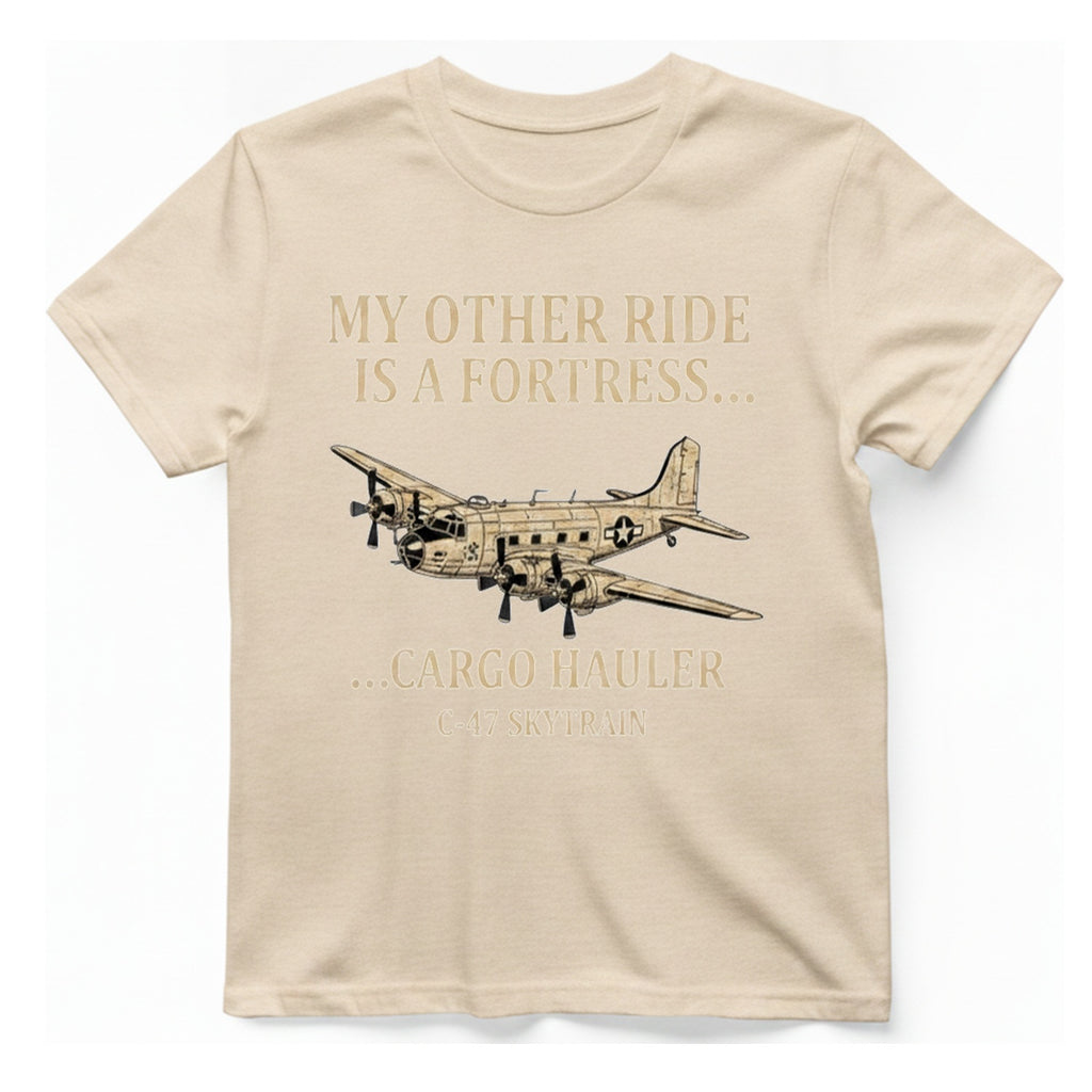 My Other Ride T-Shirt - Natural front