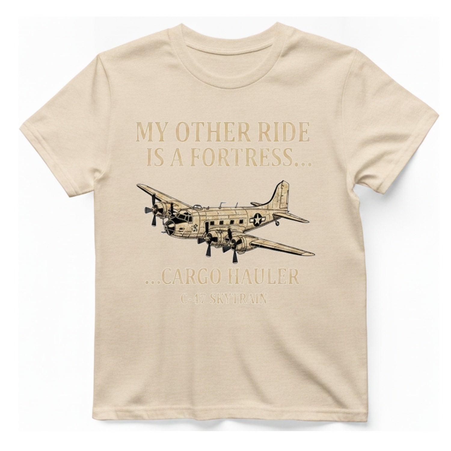 My Other Ride T-Shirt - Natural front