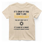 Technology Mindset Anyway T-Shirt - Natural front