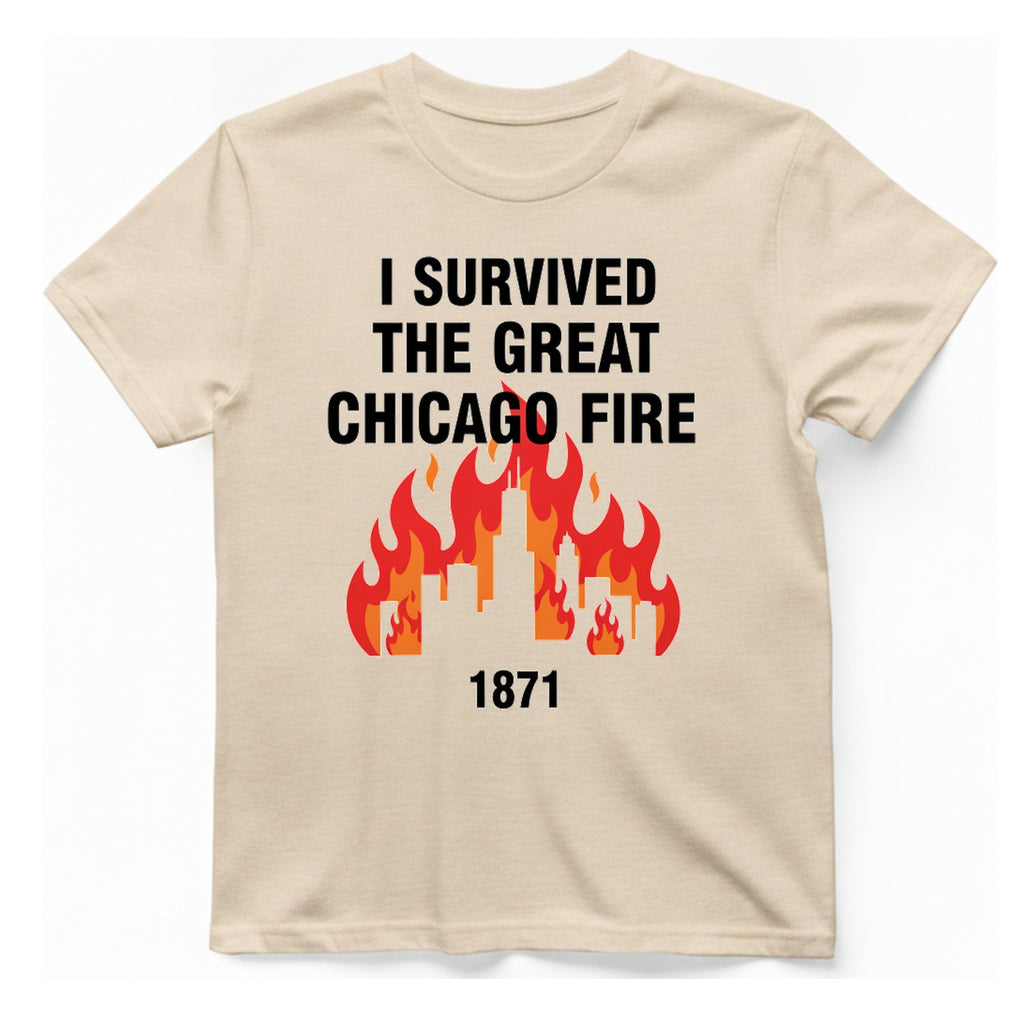 Great Chicago Fire Classic T-Shirt - Natural front