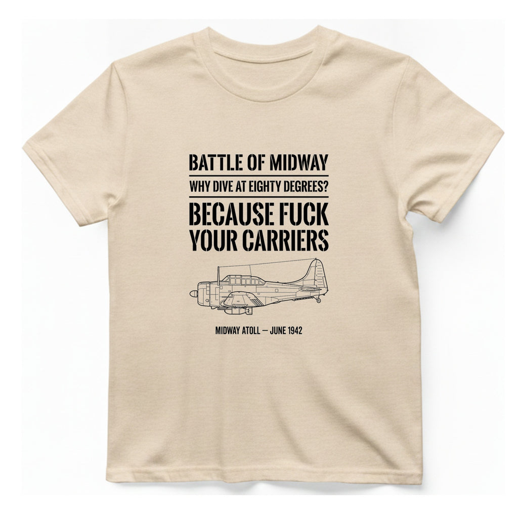 Battle of Midway T-Shirt - Natural front