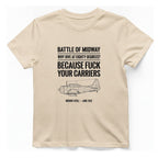 Battle of Midway T-Shirt - Natural front
