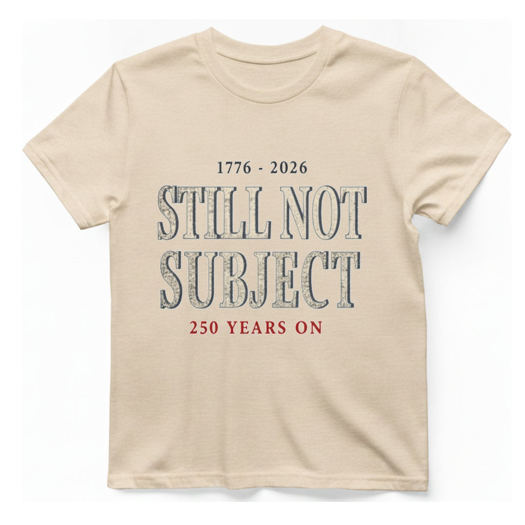 Still Not Subject T-Shirt - Natural front