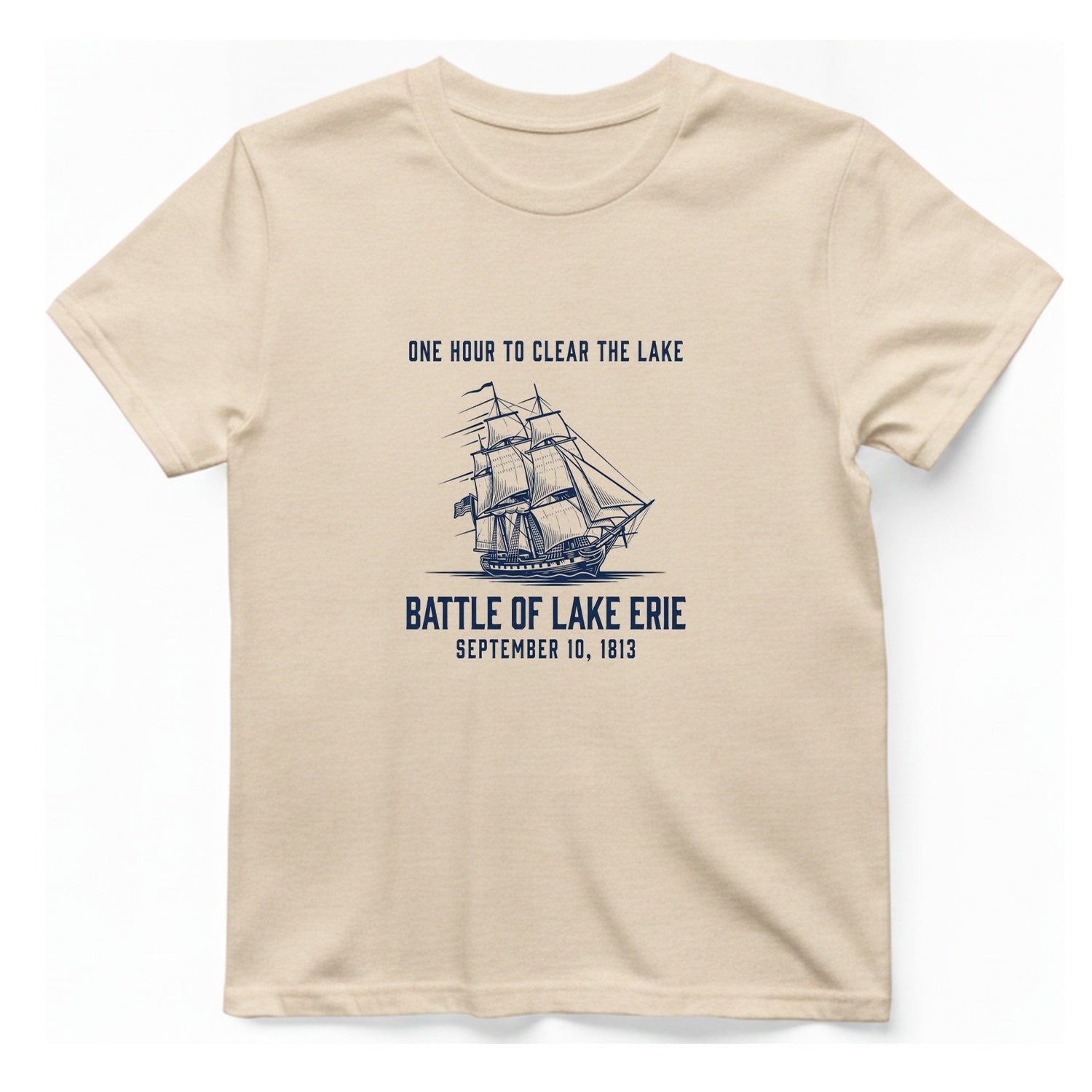 Battle of Lake Erie T-Shirt - Natural front