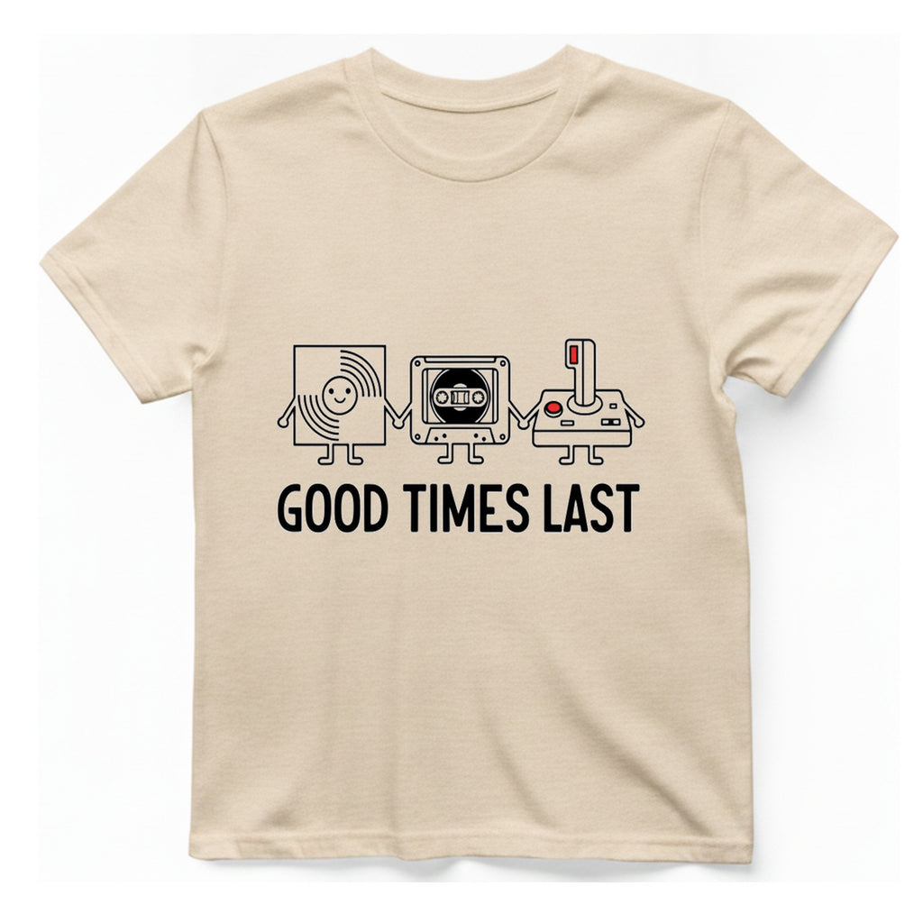 Good Times Last T-Shirt - Natural front