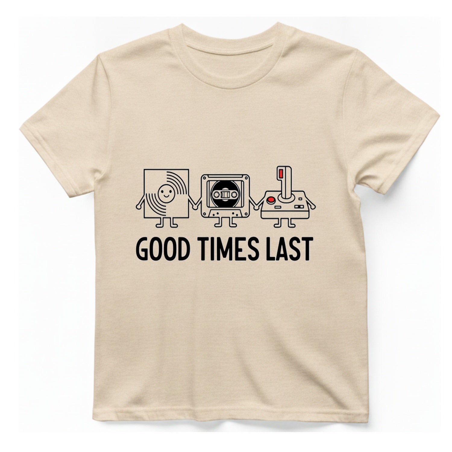 Good Times Last T-Shirt - Natural front