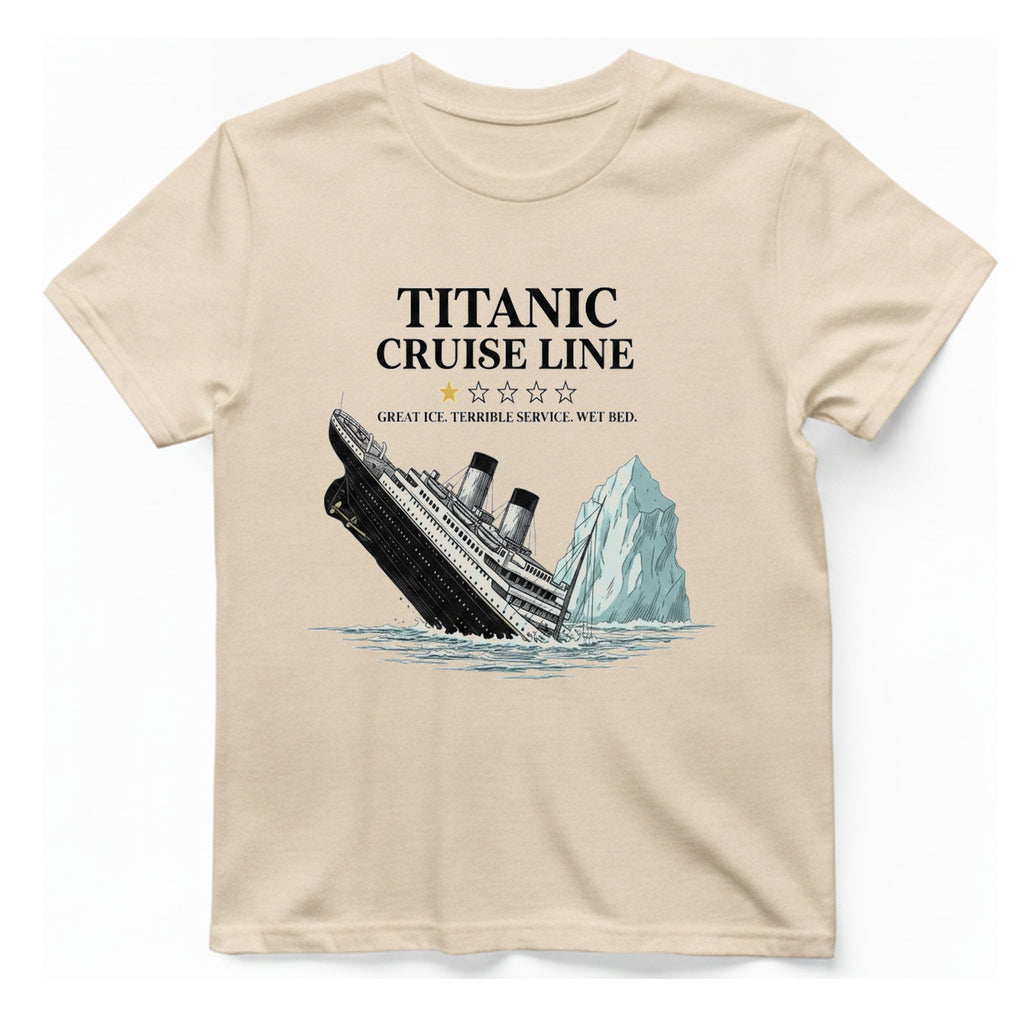 Titanic Cruise Line T-Shirt - Natural front