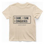 I Came I Saw I T-Shirt - Natural front