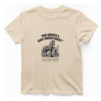 Trojan Horse Deadpan Satire T-Shirt - Natural front