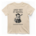 Galileo And Yet It Moves T-Shirt - Natural front