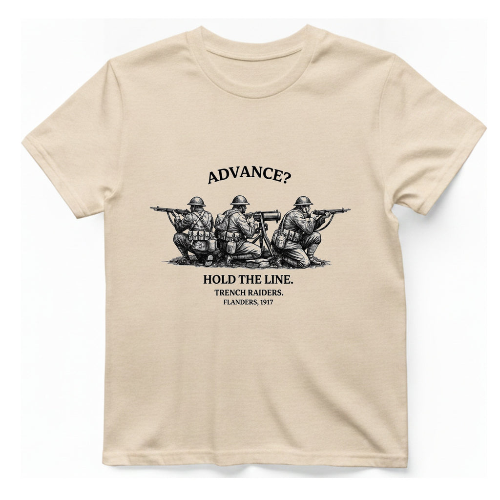 Flanders Trench Raiders T-Shirt - Natural front