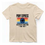 Pony Express Memorial T-Shirt - Natural front