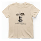 Patton Good Plan T-Shirt - Natural front