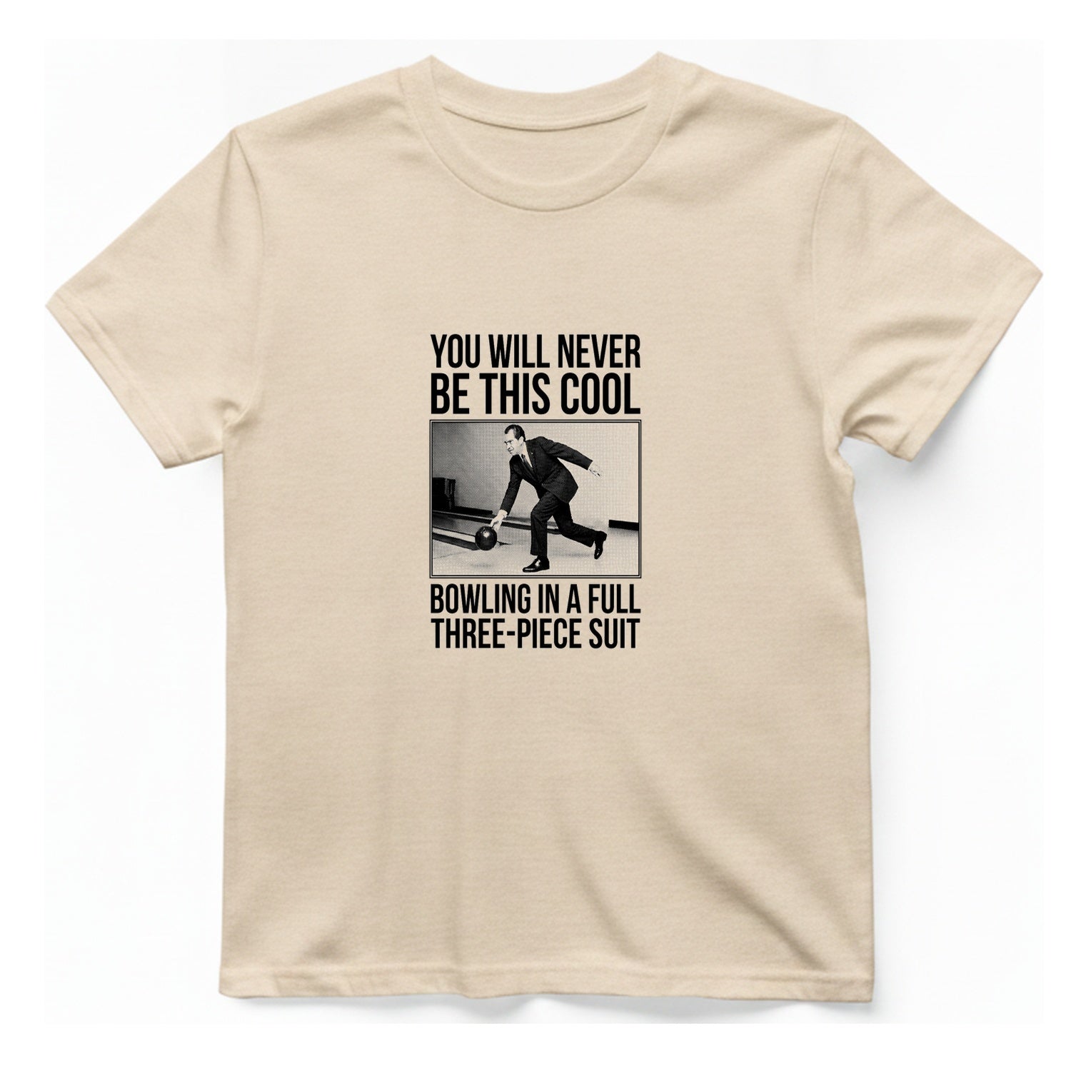 Nixon Suit Bowling Flex T-Shirt - Natural front