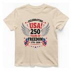 Usa Years Freedom T-Shirt - Natural front