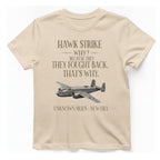 Hawk Strike Back T-Shirt - Natural front