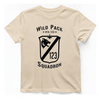 Wild Pack Vfa Squadron T-Shirt - Natural front