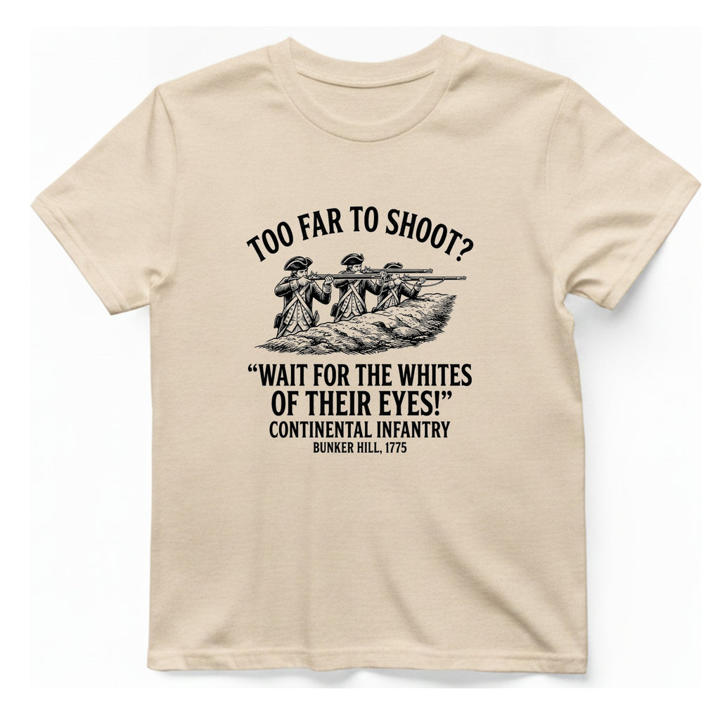 Whites of Their Eyes Bunker T-Shirt - Natural front