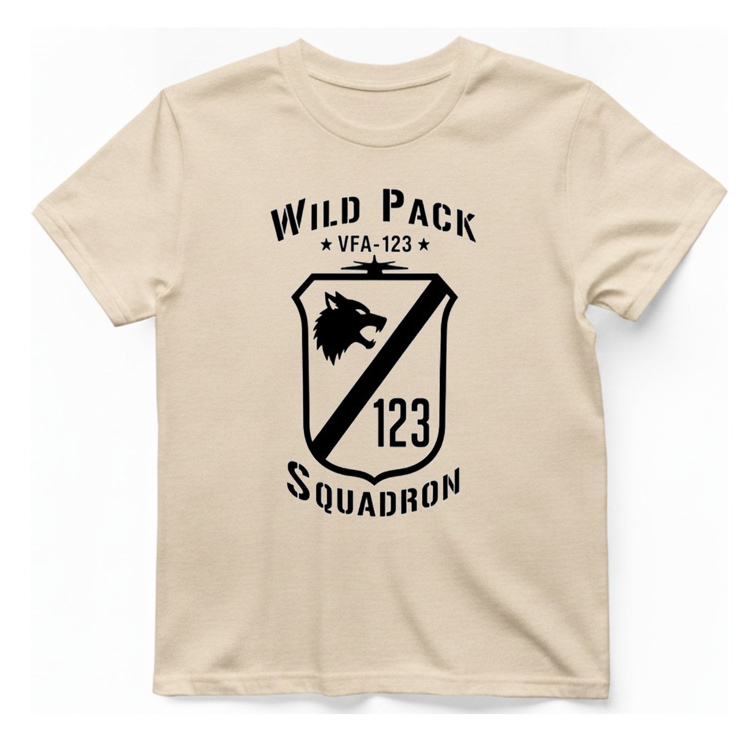 Wild Pack Squadron T-Shirt - Natural front