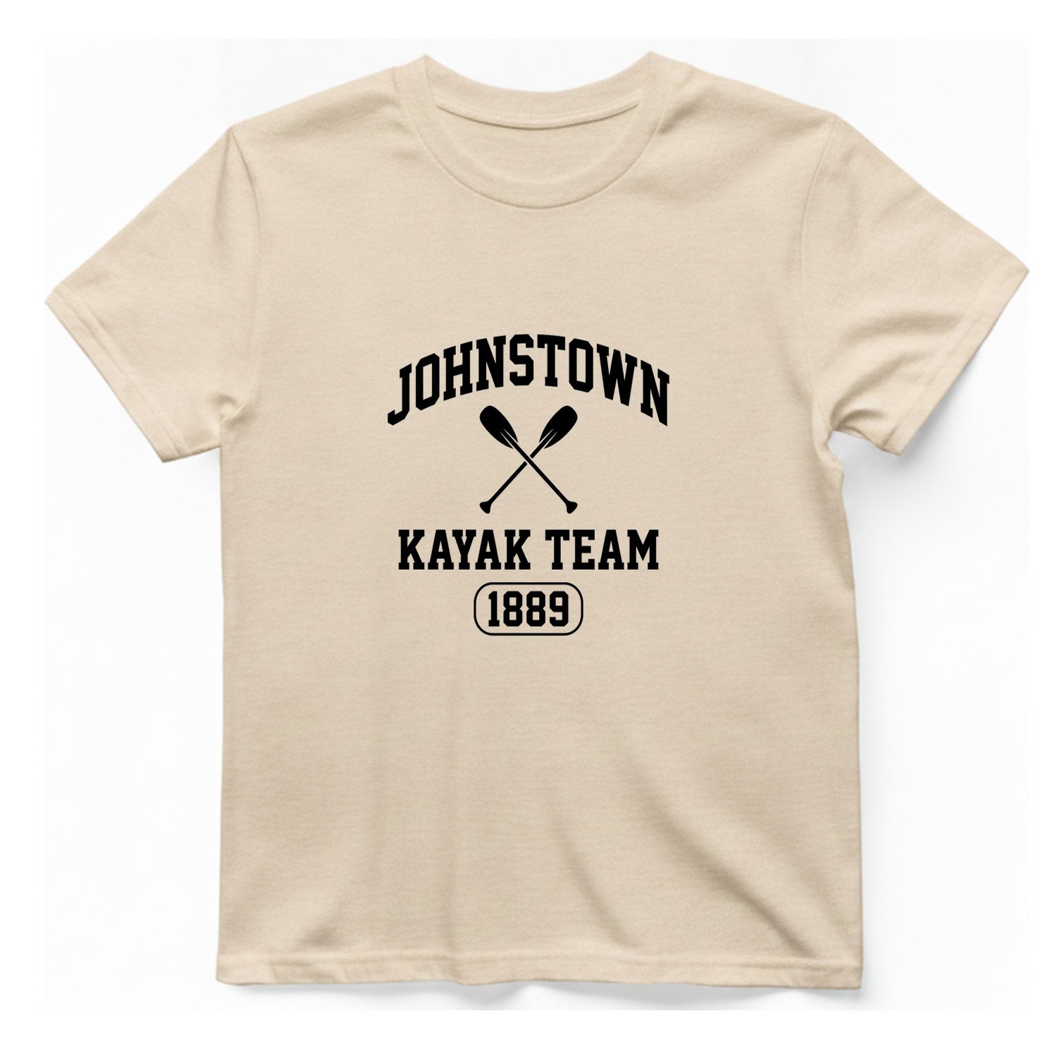 Johnstown Kayak Team T-Shirt - Natural front