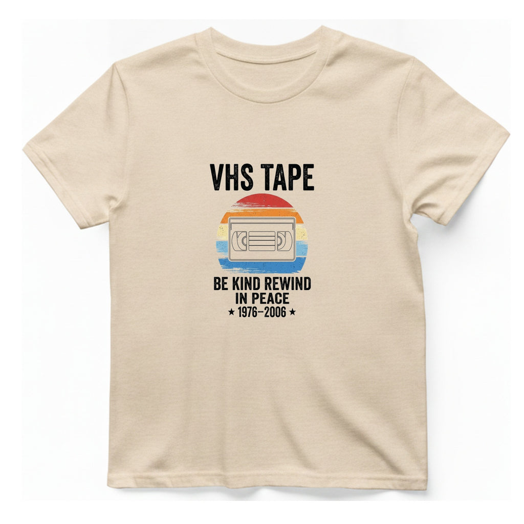 Vhs Tape Memorial T-Shirt - Natural front