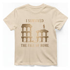 I Survived The Fall of T-Shirt - Natural front