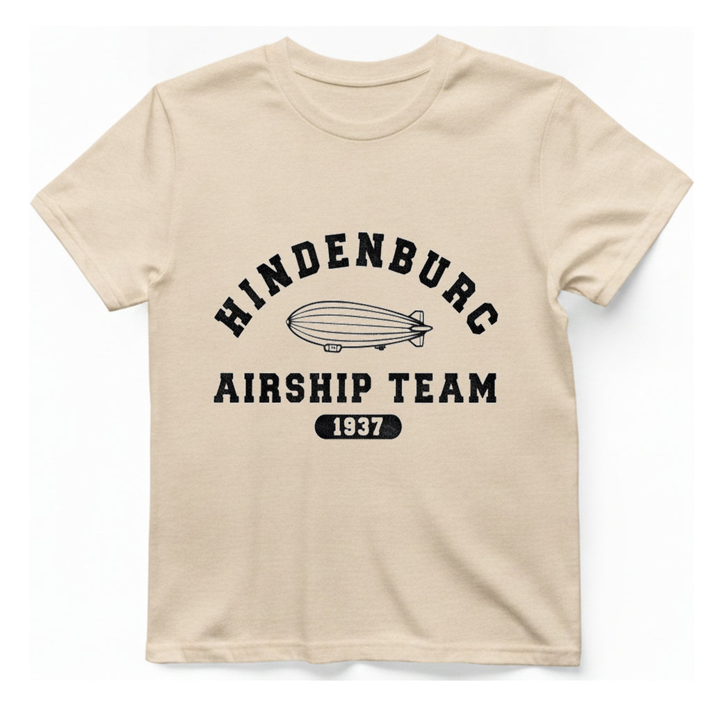 Hindenburg Airship Team T-Shirt - Natural front