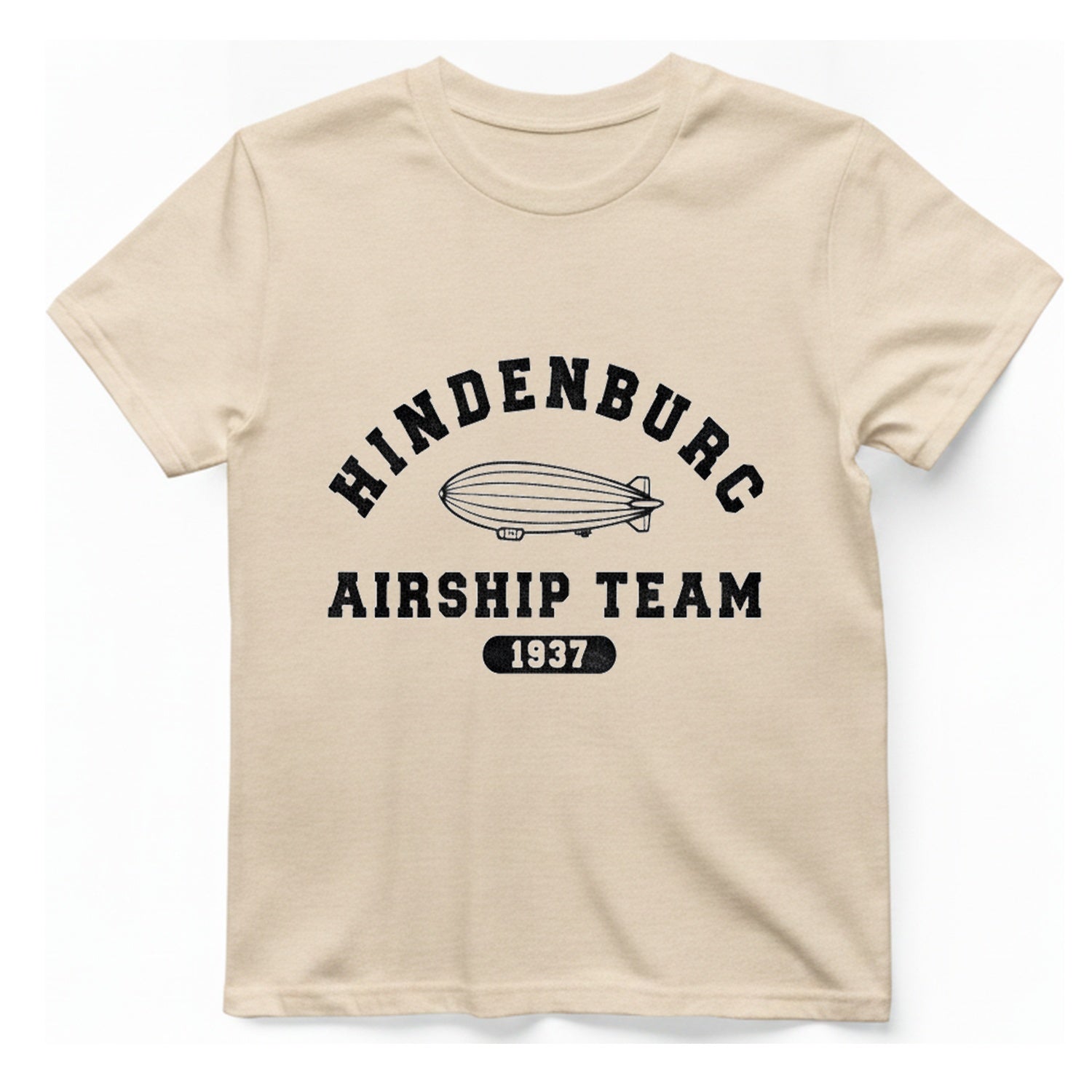 Hindenburg Airship Team T-Shirt - Natural front