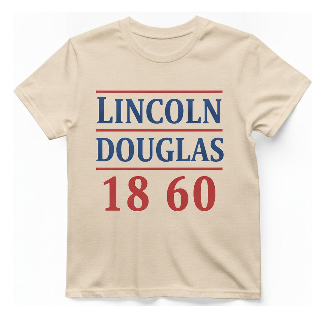 Lincoln Douglas T-Shirt - Natural front