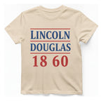 Lincoln Douglas T-Shirt - Natural front