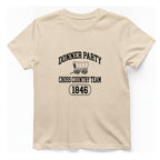 Donner Party Cross Country Team T-Shirt - Natural front